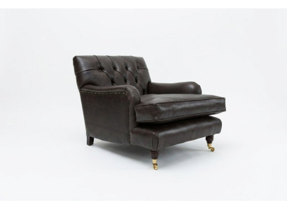 Chesterfield Design Sofa Fotel Kanapa Luksusowy Tekstylny Kozetka 1-osobowa #299