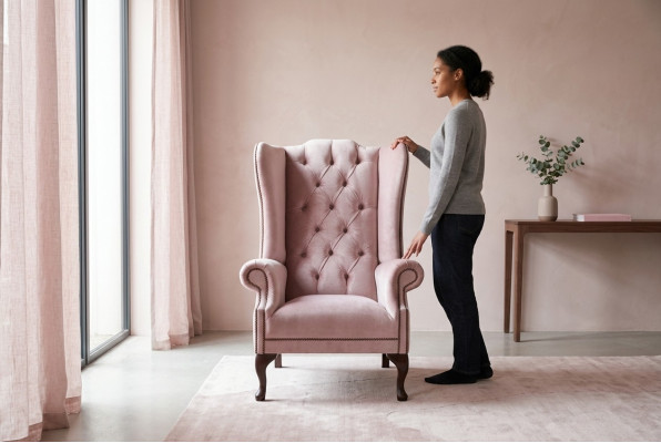Fotel uszak Chesterfield jednoosobowy Sofa Kanapa Relaks Tapicerka Velvet Skóra Tkanina Nowy
