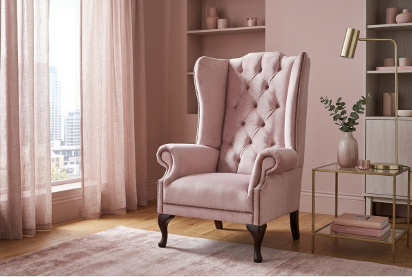 Fotel uszak Chesterfield jednoosobowy Sofa Kanapa Relaks Tapicerka Velvet Skóra Tkanina Nowy