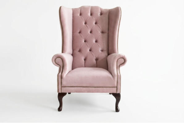 Fotel uszak Chesterfield jednoosobowy Sofa Kanapa Relaks Tapicerka Velvet Skóra Tkanina Nowy