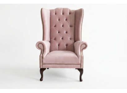 Fotel uszak Chesterfield jednoosobowy Sofa Kanapa Relaks Tapicerka Velvet Skóra Tkanina Nowy