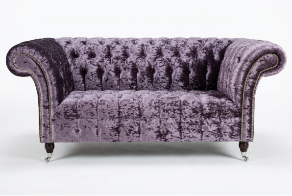 Chesterfield tapicerka kanapy Tkaniny Kanapy Sofa Zestaw wypoczynkowy Podłokietnik Nowy 2 osobowy