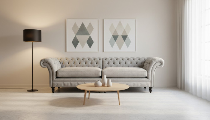 Wysokiej jakości Sofa Chesterfield Podkładka Couch Włókienniczy Sofa tanie sofy z mikrofibry Nowe
