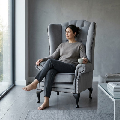 Chesterfield Fotel Sofa Kanapa Krzesło Salon Telewizyjny Relaks Fotel Projektant Salonu