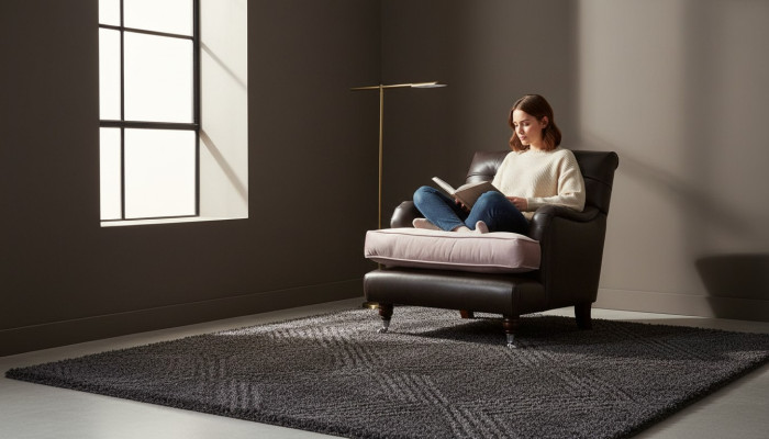 Fotel telewizyjny Klubowy Fotel Lounge Tkanina Skóra Elegancki Design ChesterfieldTapicerka
