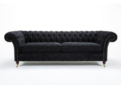 Wysokiej jakości kanapa Chesterfield Podkładka czteroosobowa sofa włókiennicza tkanina z materiału XXL