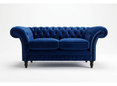 Sofa Chesterfield 2-osobowa Kanapa Tapicerowana Projektant Fotele Sofy Komplet Dwuosobowy