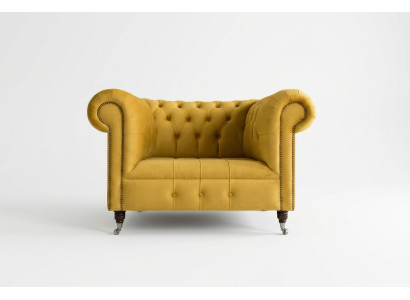 Chesterfield Design Sofa Fotel Kanapa Luksus Tapicerka Tekstylna Kanapy Fotelik