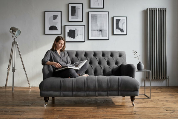 Chesterfield Sofa 2 osobowa sofa tapicerowana kanapy sofy fotele siedzisko tapicerowane zestaw nowy