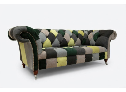 Kanapa trzyosobowa Podkładka designerska sofa trzyosobowa Siedziba sofy trzymiejscowa Chesterfield Nowość