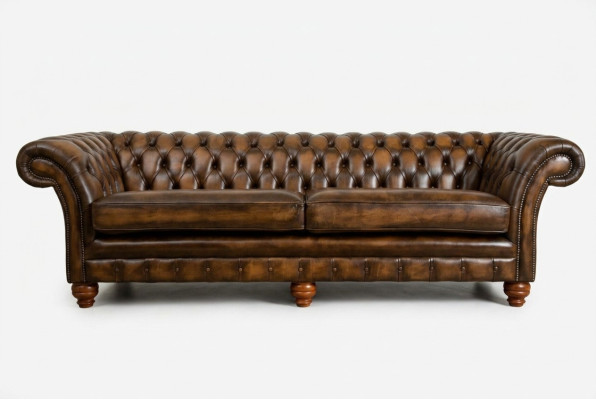 Sofa Chesterfield 4 miejsce do siedzenia Salon Sofa Kanapy Podkładka Sofy Nowa XXL Big