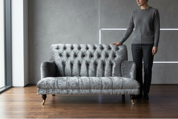 Chesterfield Sofa wytrzymała i wysokiej jakości sofa trzyosobowa Poduszka siedziska