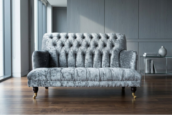 Chesterfield Sofa wytrzymała i wysokiej jakości sofa trzyosobowa Poduszka siedziska