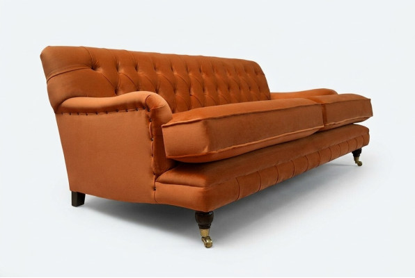 Chesterfield Couch, poduszka siedziska trzyosobowa sofa wytrzymała i wysokiej jakości