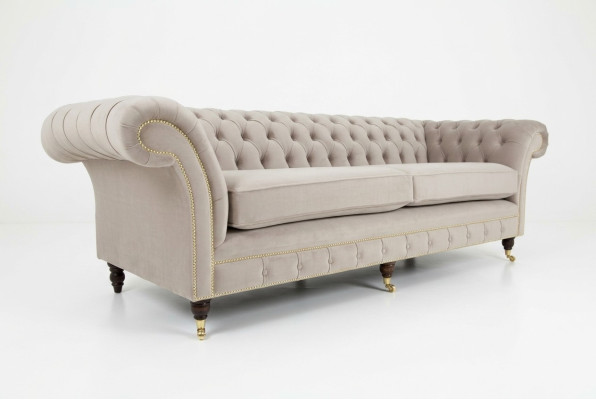 Sofa 4 miejsce do siedzenia xxl Kanapa Siedziba Podkładka Sofy Kanapy Chesterfield Design