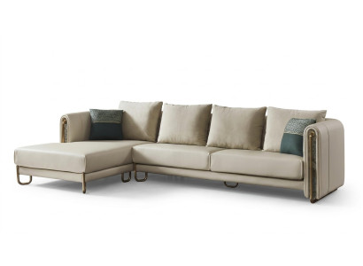Sofa Kanapa Podkładka Ustawić Żywy krajobraz Design Narożnikowa kanapa Skóra L kształt