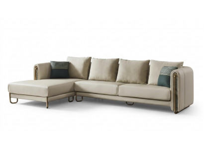 Sofa Kanapa Podkładka Ustawić Żywy krajobraz Design Narożnikowa kanapa Skóra L kształt