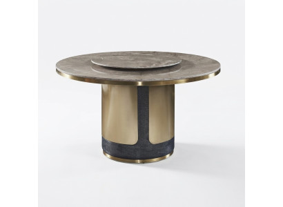 Design Drewno Tabela Okrągły Stół obiadowy Okrągłe Stoły do ​​jadalni 135cm Deco Luxury Class