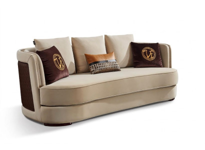 Designerska Sofa Kanapa Podkładka Sofy Kanapy Skóra Nowe 3 miejsce do siedzenia trzyosobowe