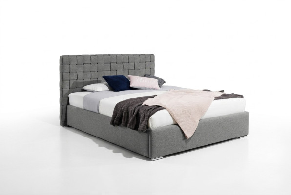 Łóżko Tapicerowane Design Luksusowe Podwójne Łóżka Hotelowe Sypialnia Małżeńska Nowe 200x200cm.