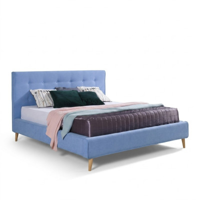 Hotel Chesterfield Luksusowe Łóżko Niebieska Sypialnia Angielskie Łóżka 180 x 200cm Nowe