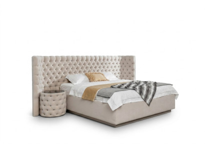 Design Chesterfield Łóżko Skóra Hotel łóżko Sypialnia Luxury Skóra Podkładka Nowość
