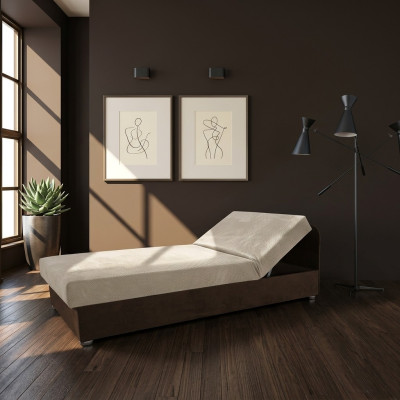 Łóżko Łóżka 80*200 Sypialnia Skóra Poduszka Tkanina Rama łóżka Materiał Tkanina