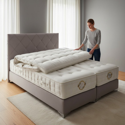 Topper- Multiple Strefy materac - Ekskluzywny materac - 7 Strefy King Size Grubość
