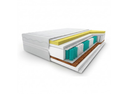 Materac Wysokiej jakości Materac Ortopedyczny 7 Strefowy Łóżko 90x200cm Łóżka Nowe