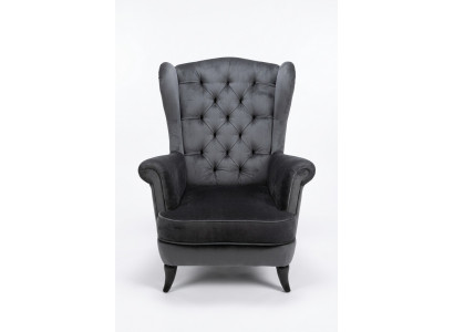 Fotel z podłokietnikami Chesterfield Lehn Chairs Sessel 1 Sitzer Throne Chair Seat Upholstered