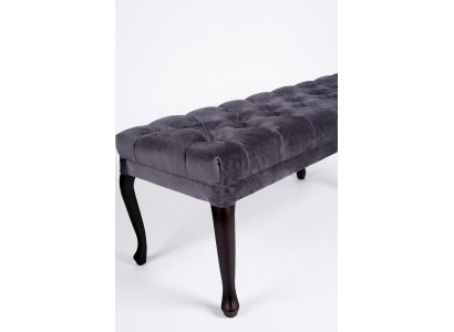 Hoker Fotel Telewizyjny Design Tapicerka Podnóżek Chesterfield Tkanina Nowy Ottomane