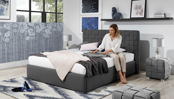 Łóżko Design Luksusowe Luksusowe łóżka Tekstylia Nowoczesna Sypialnia 140/160/180 Nowe130
