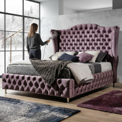 Royal Chesterfield Łóżko Podwójne łóżka Sypialnia Meble