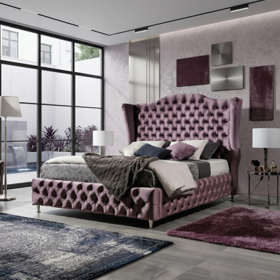 Royal Chesterfield Łóżko Podwójne łóżka Sypialnia Meble