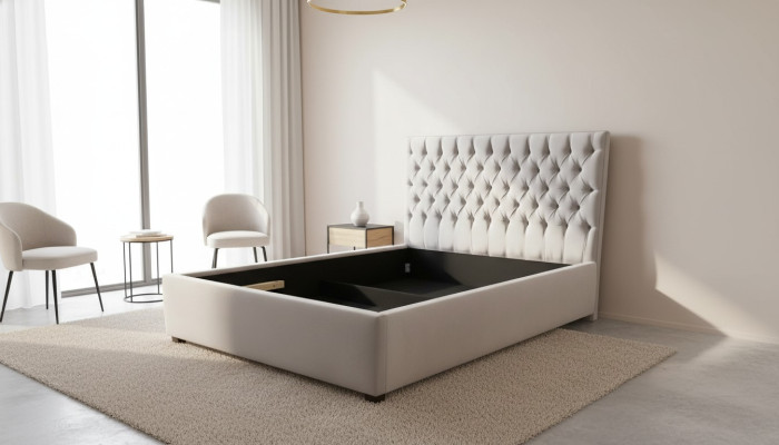Chesterfield Łóżko Podkładka Design Luxury Double Hotel łóżko Gold Luxury Hotel Nowość