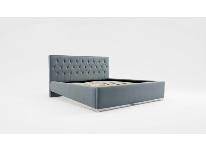 Chesterfield Włókienniczy Łóżko Podkładka Design 140x200 Podwójne łóżko z ramą łóżka
