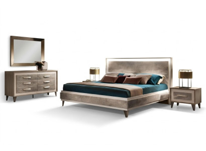 Łóżko Podkładka Design Luxury Double Hotel bed Marriage Sleep Pokój arredoclassic
