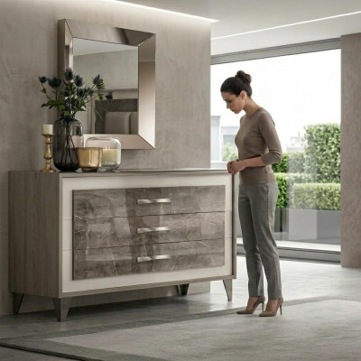 Kredens Szafa Deska Komody Designer Noble Decor Luksusowe Szafki Drewno