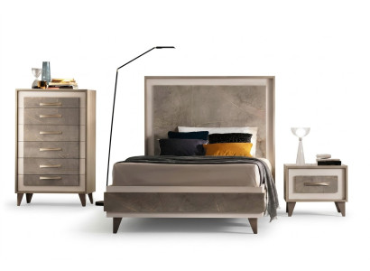 Łóżko Podkładka Design Luksusowe podwójne łóżko hotelowe Małżeństwo 120x200cm Sleep