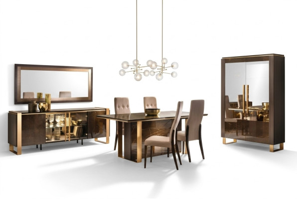Stół obiadowy Tabela Grupa jadalnia Drewno salon Ustaw Design Krzesza