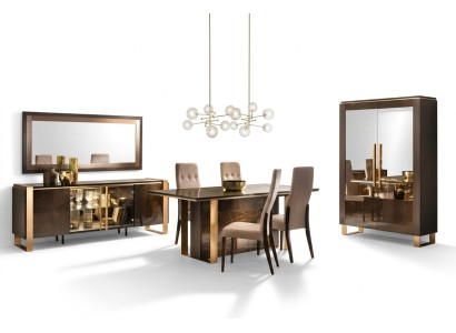 Stół obiadowy Tabela Grupa jadalnia Drewno salon Ustaw Design Krzesza