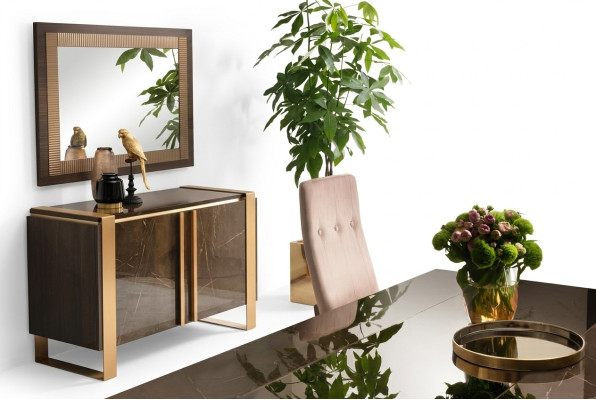 Kredens Designerska Kredens Side Low Board Szafa Wohn Pokój Deko Półka