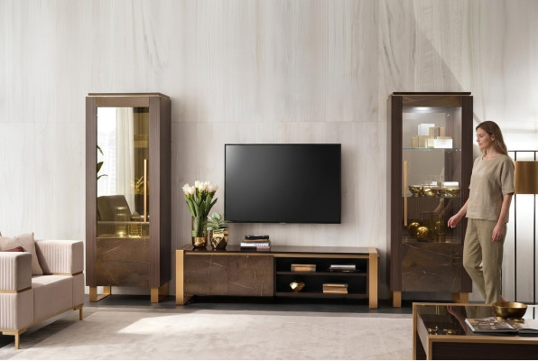 Gablota Komody prezentuje komodę Szkło projektanta Szafa