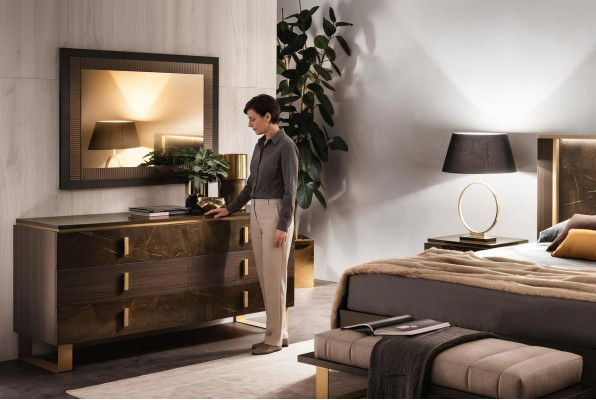 Konsole Tabela Kredens z Lustro Luxury Meble Zestaw konsola 2-częściowy. Zrobiony fabrycznie