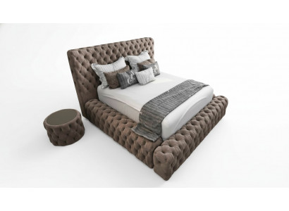 Łóżko Włókiennicze Sypialnia Meble Luksusowe Nowoczesne Łóżko Chesterfield Box Spring Nowe