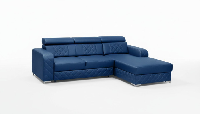 Narożnikowa kanapa Lform Skóra Moderne Meble Design Żywy krajobraz Couch Aksamit Material Włókienniczy