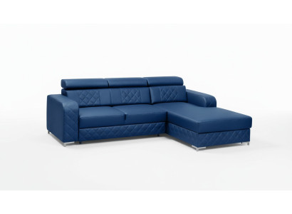 Narożnikowa kanapa Lform Skóra Moderne Meble Design Żywy krajobraz Couch Aksamit Material Włókienniczy