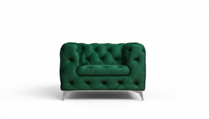 Chesterfield Fotel Luksusowa Jednoosobowa Chesterfield Podkładka Sofa Lounge Club Aksamit