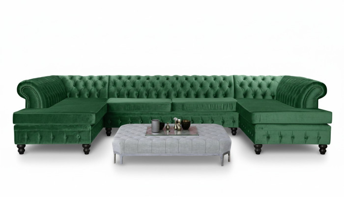 Nowoczesny design luksusowy stolik kawowy Włókienniczy Chesterfield Stolik do salonu Stoliki do kawy