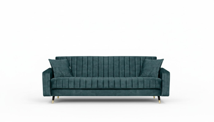 Trzyosobowa Materiał Salon Różowy Design Sofa Sofy Aksamit xxl duża Podkładka Kanapy